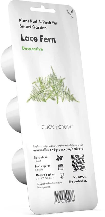 „Click & Grow Smart Garden“ papildymas, plunksnų žirgas, 3 vnt.