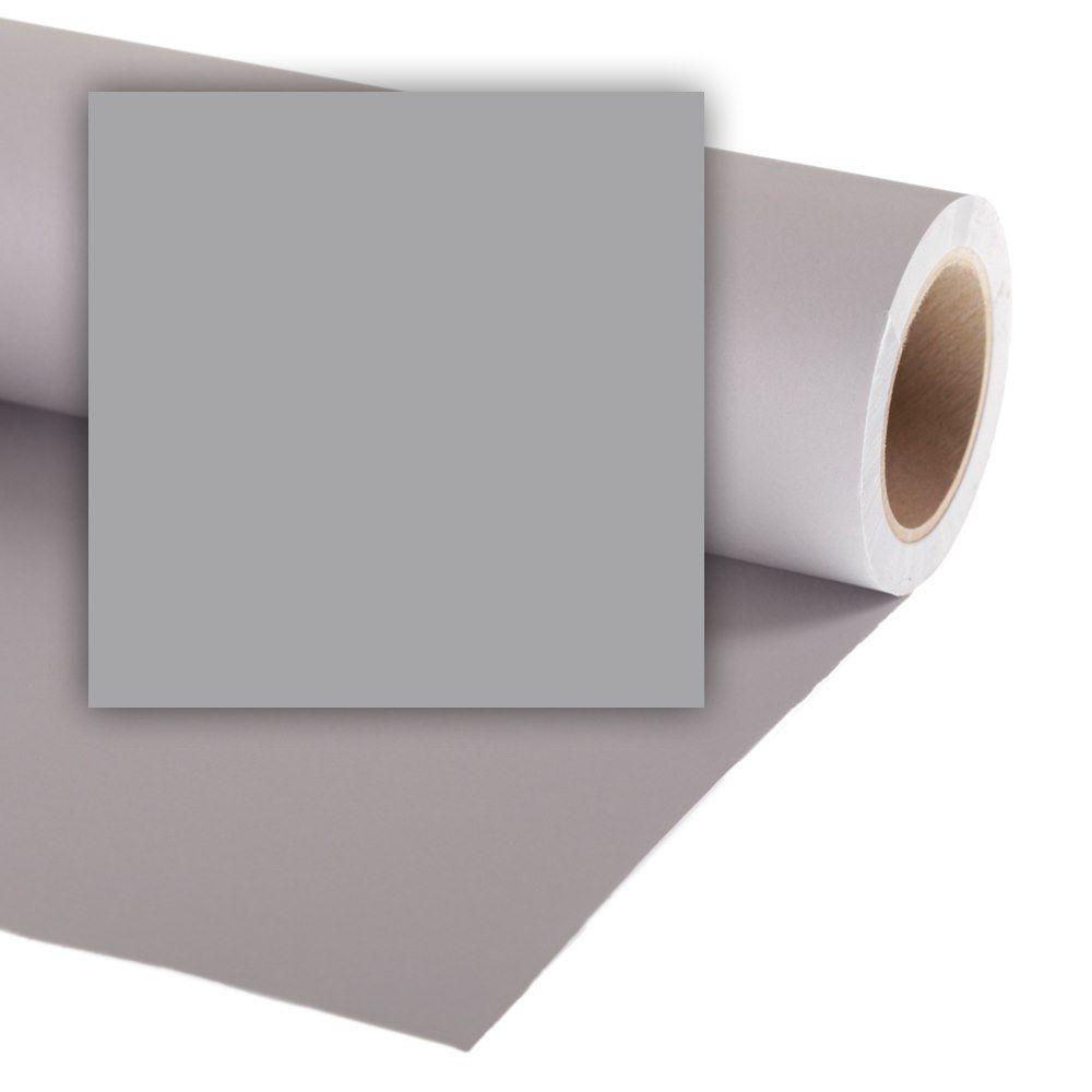 Popierinis fonas Colorama 2,72x11m Storm pilkas
