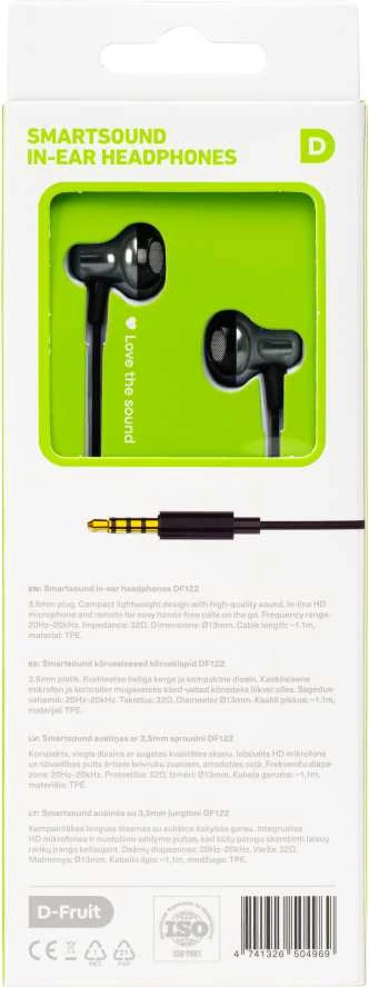 D-Fruit ausinės SmartSound 3,5mm DF122