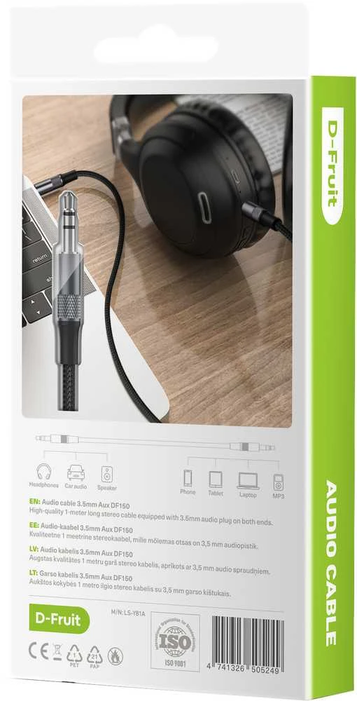D-Fruit 3.5mm laido pakuotė