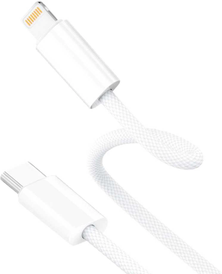D-Fruit USB-C - Lightning kabelis DF118 1m, baltas