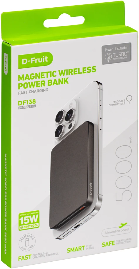 D-Fruit power bank 5000mAh Wireless DF138