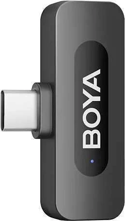 BOYA belaidis mikrofonas BY-V3 Combo 2.4GHz, su 2 siųstuvais ir 2 imtuvais (C tipo ir „Lightning“) Juodas EU
