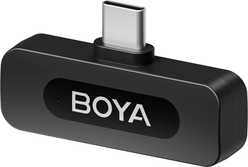 Mikrofonas BOYA BY-V10 V2.0 belaidis 2.4GHz - juoda
