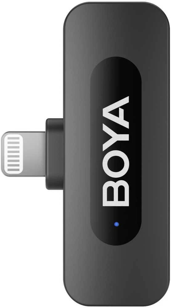 Mikrofonas BOYA BY-V1 V2.0 belaidis 2.4GHz - juoda