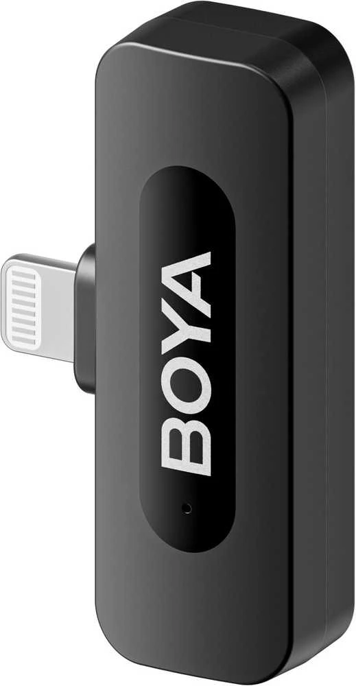 Mikrofonas BOYA BY-V1 V2.0 belaidis 2.4GHz - juoda