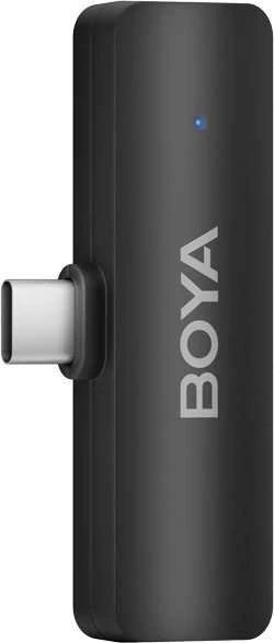 BOYA belaidis mikrofonas BY-V4 2.4GHz su 4 siųstuvais ir 1 imtuvu (C tipo) Juodas EU