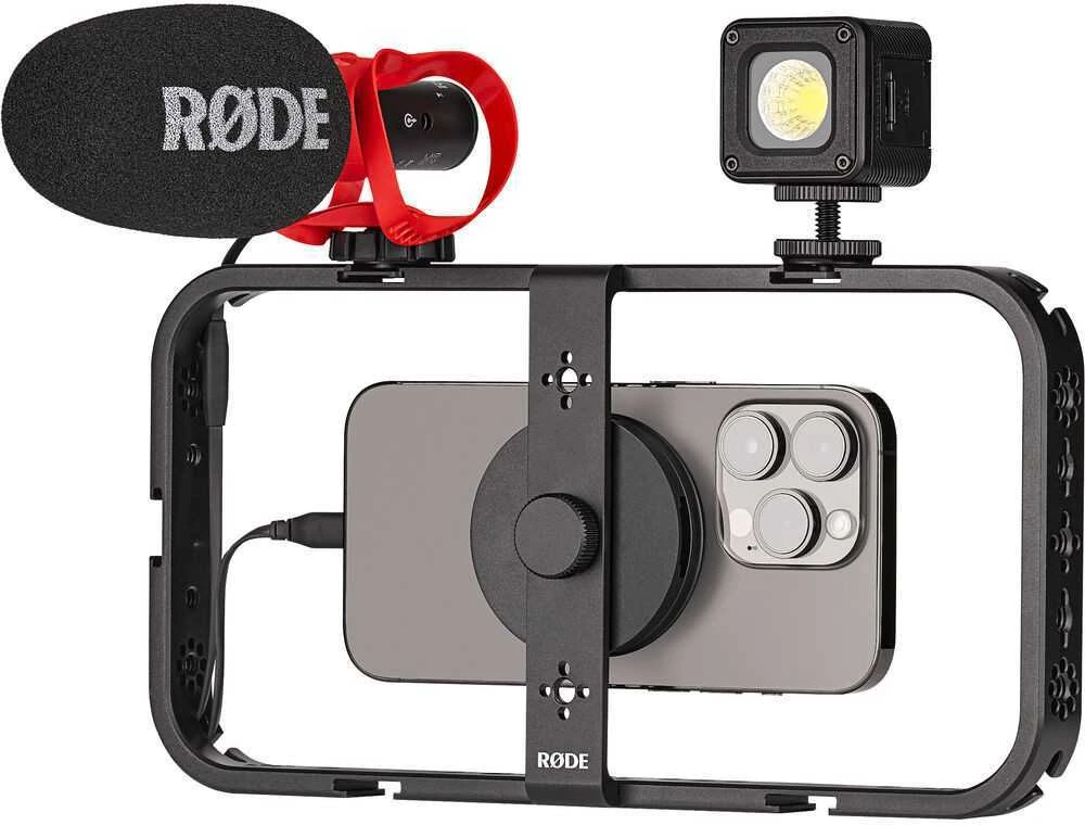 Rode Telefono Korpusas - RØDE PHONECAGE 1/4, 3/8" Aliuminis Juodas