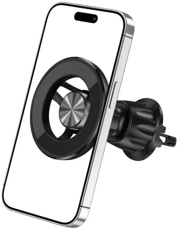 Tech-Protect N54 automobilinis telefono laikiklis su MagSafe oro grotelėms – juodos spalvos