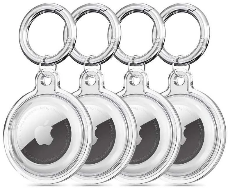 Tech-Protect Icon 4-pack Apple AirTag – dėklas telefonui skaidrus