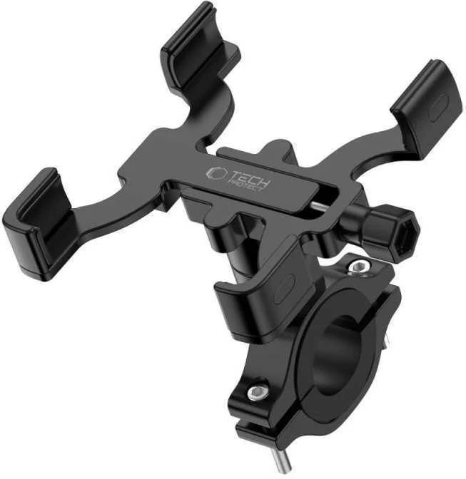 Tech-Protect V3 telefono laikiklis dviračiui on the handlebar – juodos spalvos
