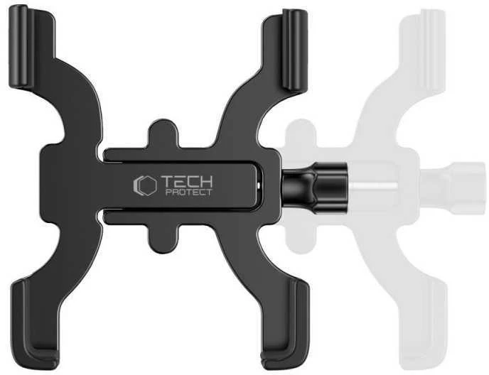 Tech-Protect V3 telefono laikiklis dviračiui on the handlebar – juodos spalvos