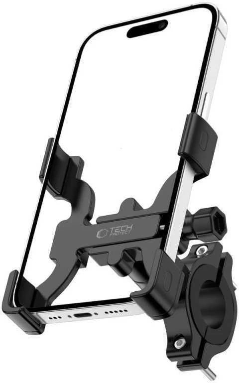 Tech-Protect V3 telefono laikiklis dviračiui on the handlebar – juodos spalvos