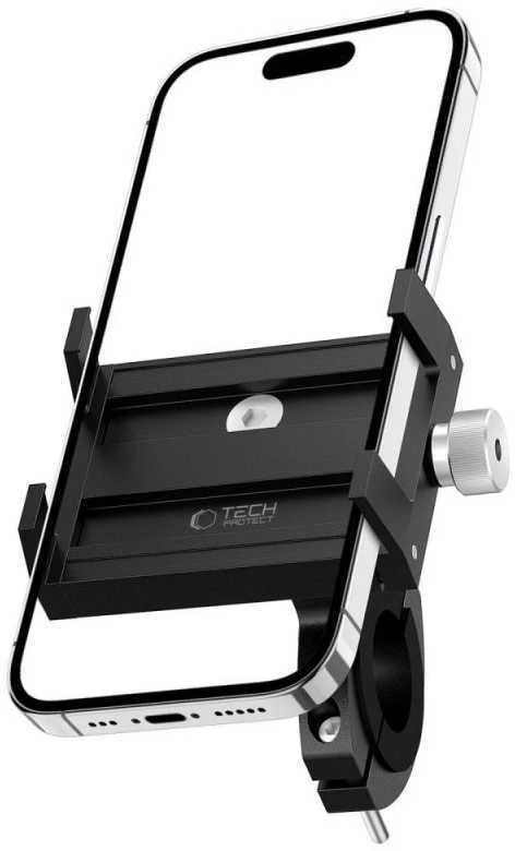 Tech-Protect V4 telefono laikiklis dviračiui handlebars – juodos spalvos
