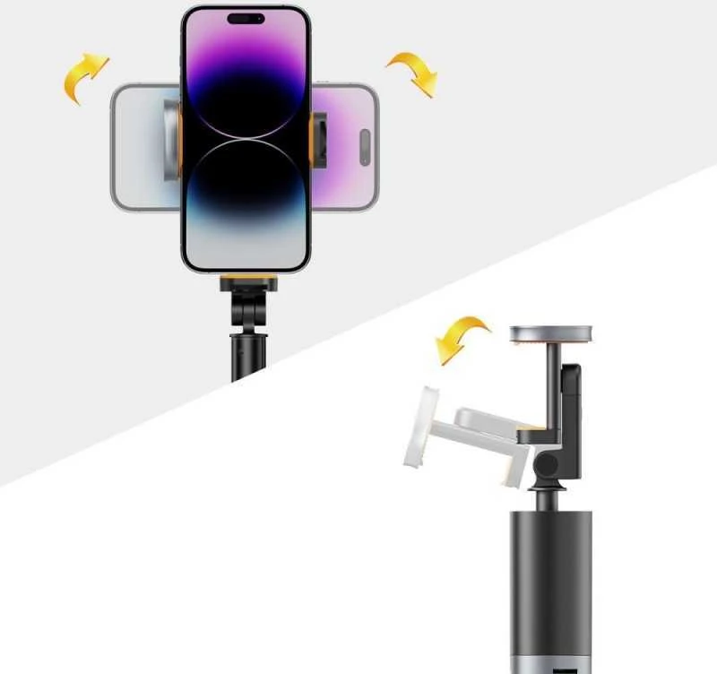 Asmenukių lazda / štatyvas Bluetooth Tech-Protect L08S juodos spalvos