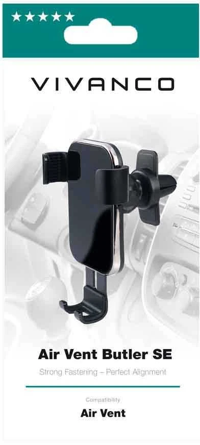 Vivanco automobilio telefono laikiklis Air Vent Butler SE (63259)