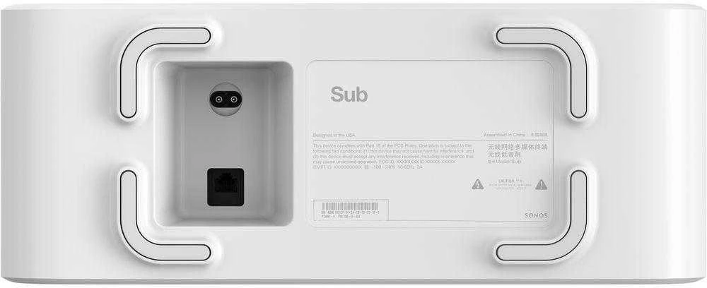 Belaidė Žemų dažnių kolonėlė Sonos Sub (Gen3),  Baltos spalvos