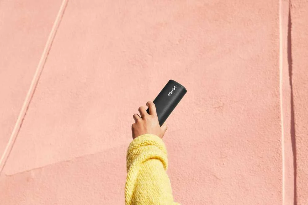 Nešiojama kolonėlė Sonos Roam, Multiroom, Bluetooth, WiFi, Atspari vandeniui, Juodos spalvos
