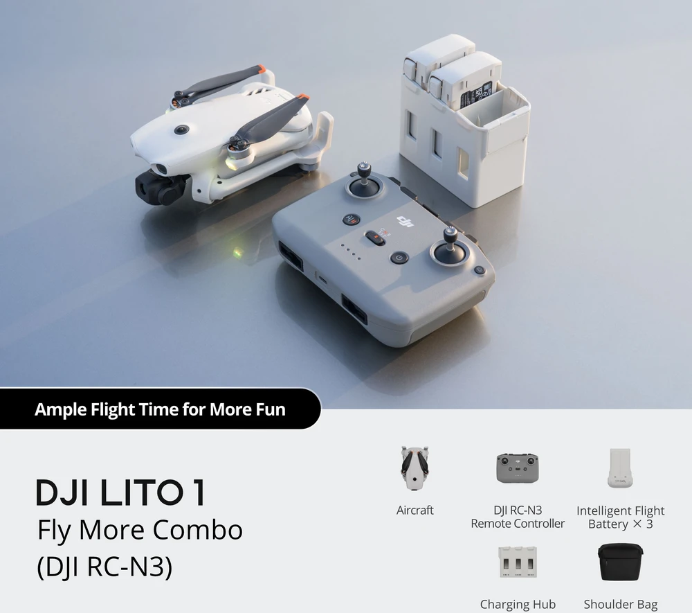 DJI LITO 1 „Fly More Combo“ (DJI RC-N3)