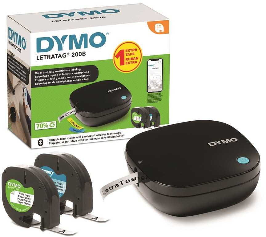 Etikečių spausdintuvas Dymo Dymo LetraTag LT-200 B Promo Pack