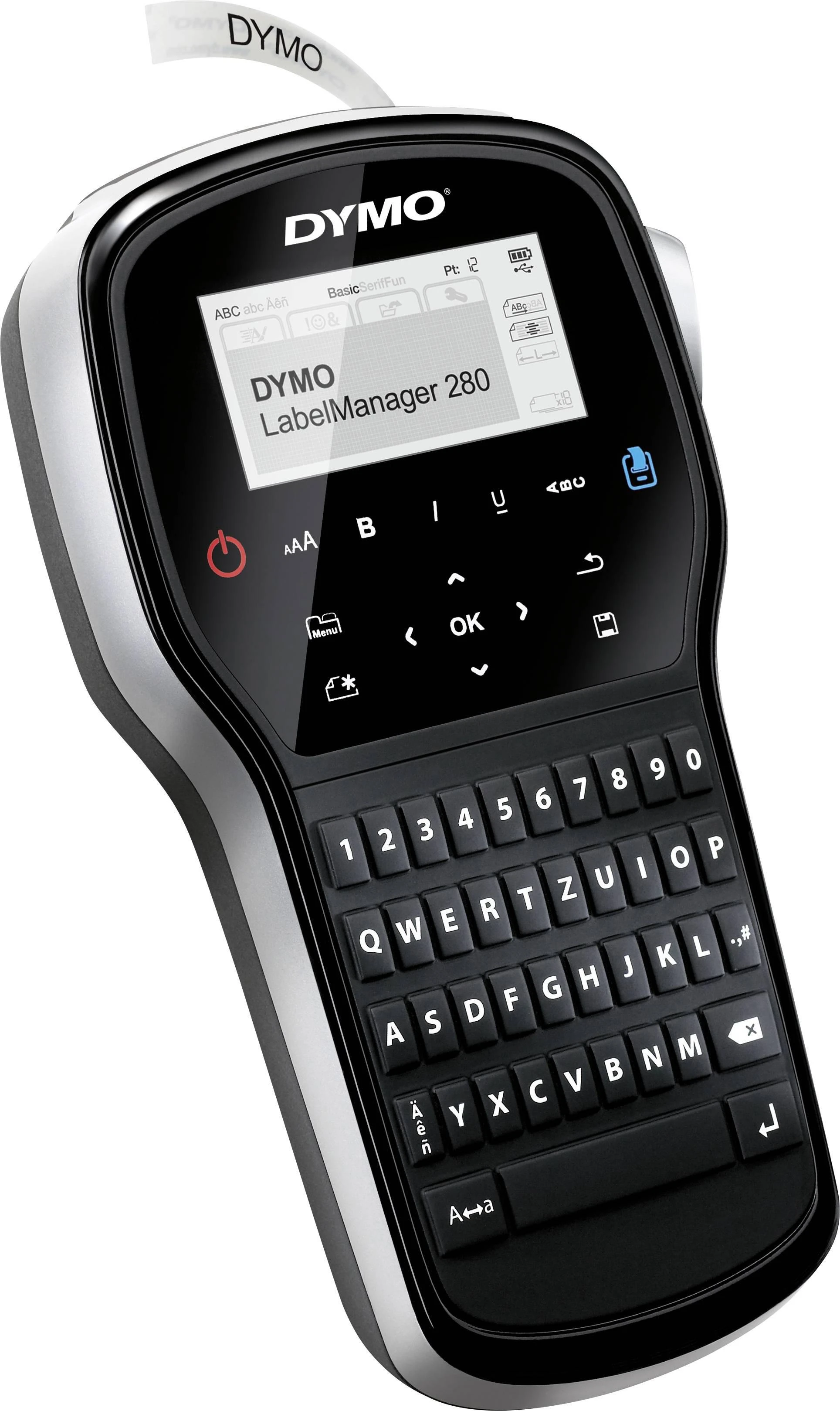Spausdintuvas labels DYMO Label manager 280 komplektas walizkowy S0968990 (Thermal transfer, USB)