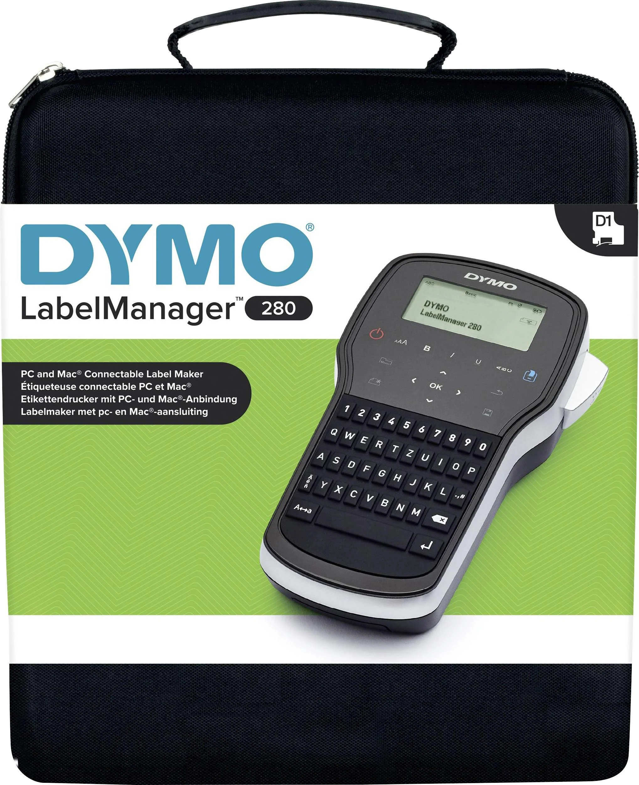 Spausdintuvas labels DYMO Label manager 280 komplektas walizkowy S0968990 (Thermal transfer, USB)