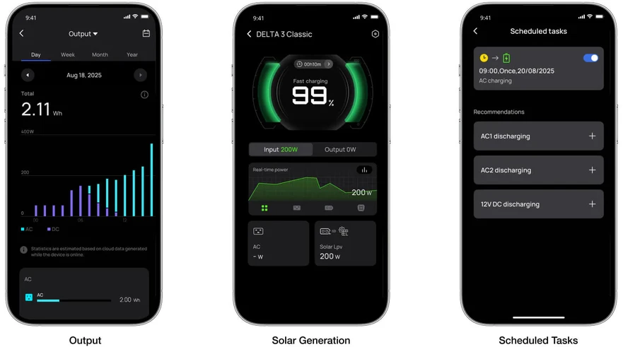 „EcoFlow Delta 3 Classic“ 1 kWh elektrinė