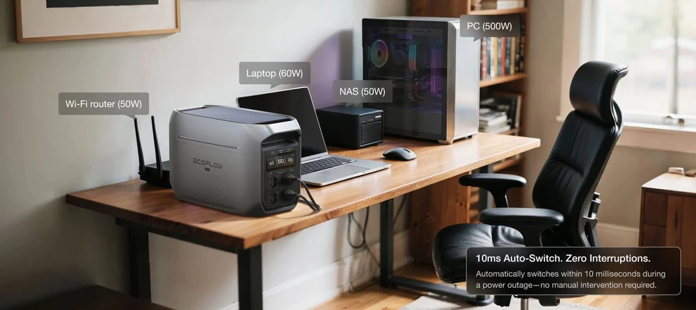 Nešiojama elektrinė EcoFlow DELTA 3 Max Plus (2048 Wh)
