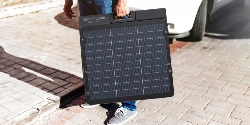 Nešiojamas saulės modulis EcoFlow 160 W
