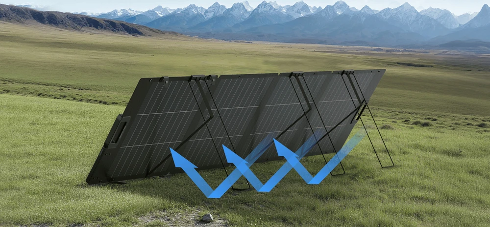 Nešiojamas saulės modulis EcoFlow 220 W