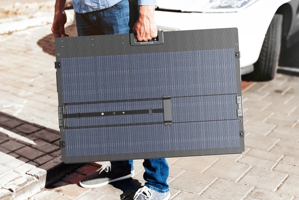 Nešiojamas saulės modulis EcoFlow 400 W