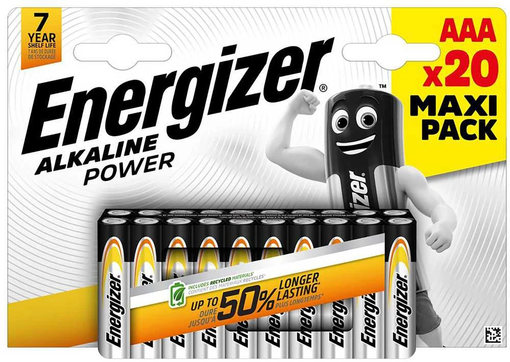Energizer battery Alkaline Power AAA CHP20