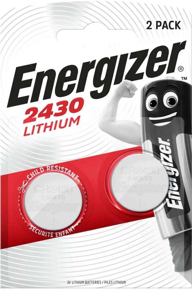 ENERGIZER ličio CR2430 baterijos, 2 vnt.