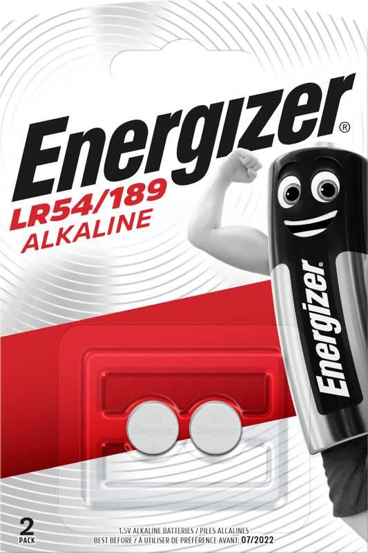 Baterija - Energizer LR54 1.5V Alkalinė Diskinė Baterija 2 Vnt.