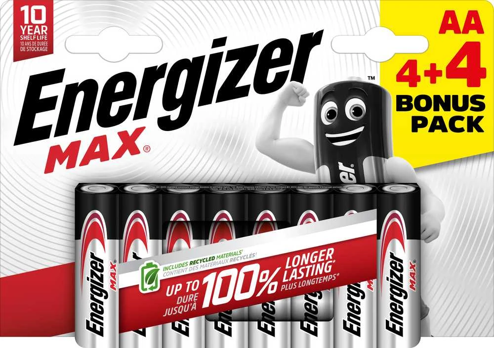 Energizer Energizer LR6/8 Max AA 4+4 zdarma