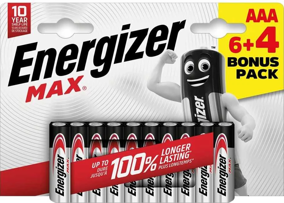 Energizer LR03/10 Max AAA 6+4