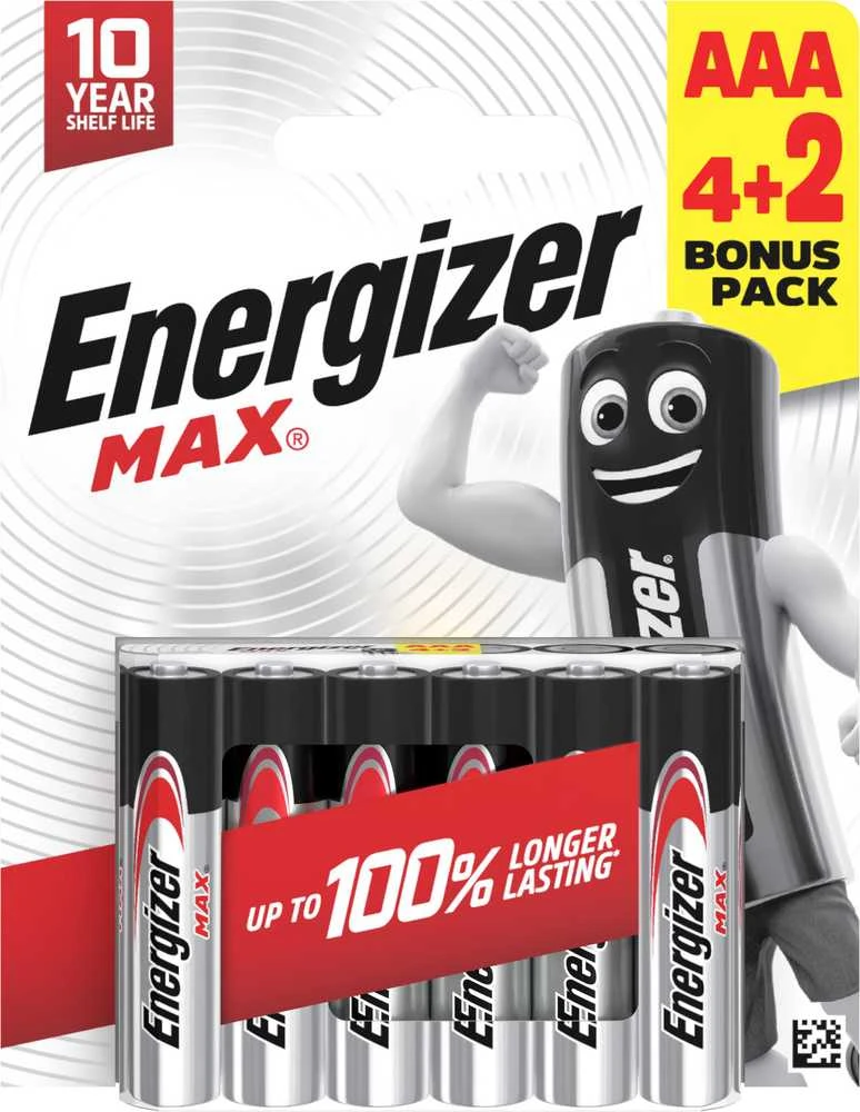 ENERGIZER MAX ALKALINE AAA X6