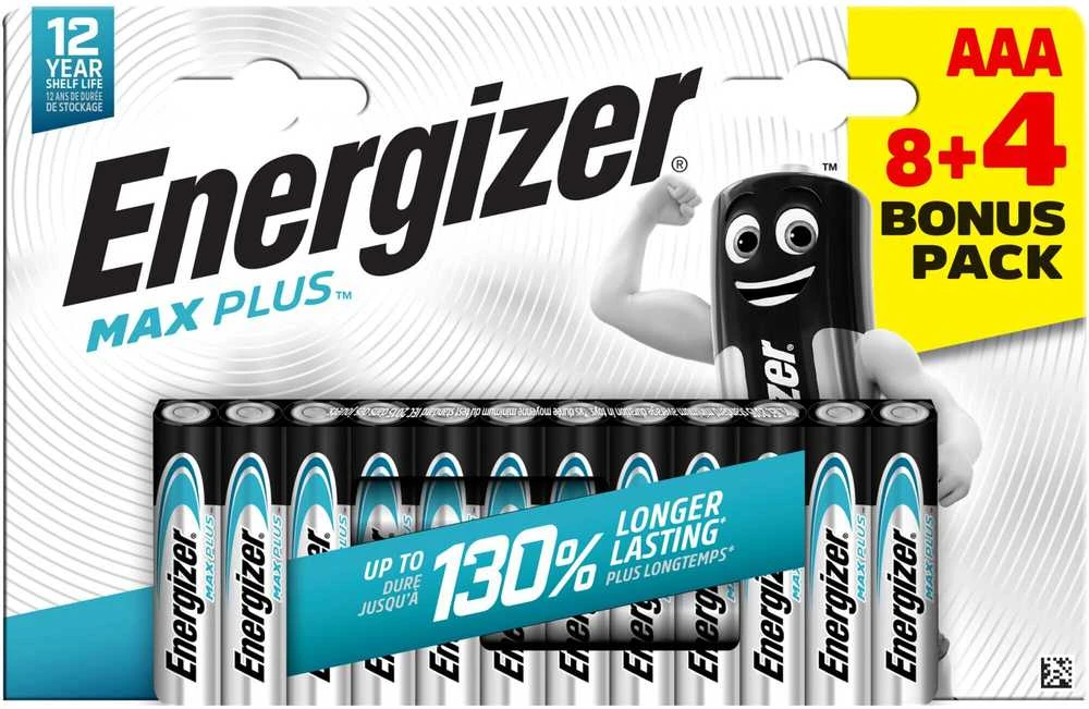 Energizer Energizer LR03/12 Max Plus AAA 8+4 zdarma