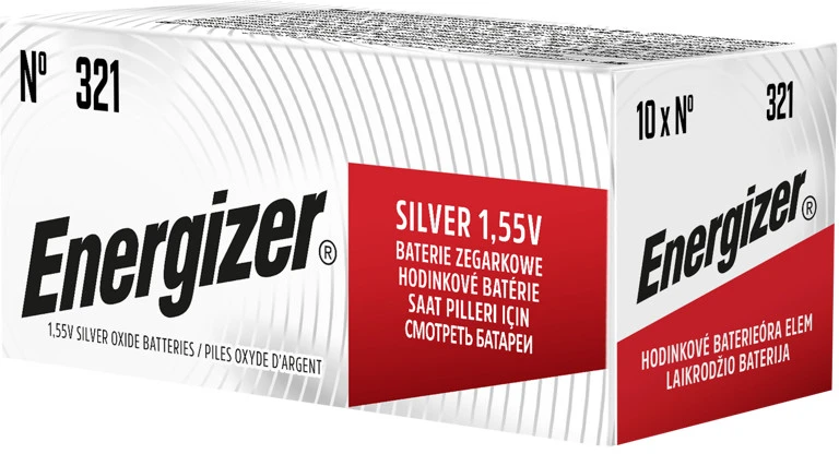 Energizer 321 baterijos, 10 vienetų pakuotė