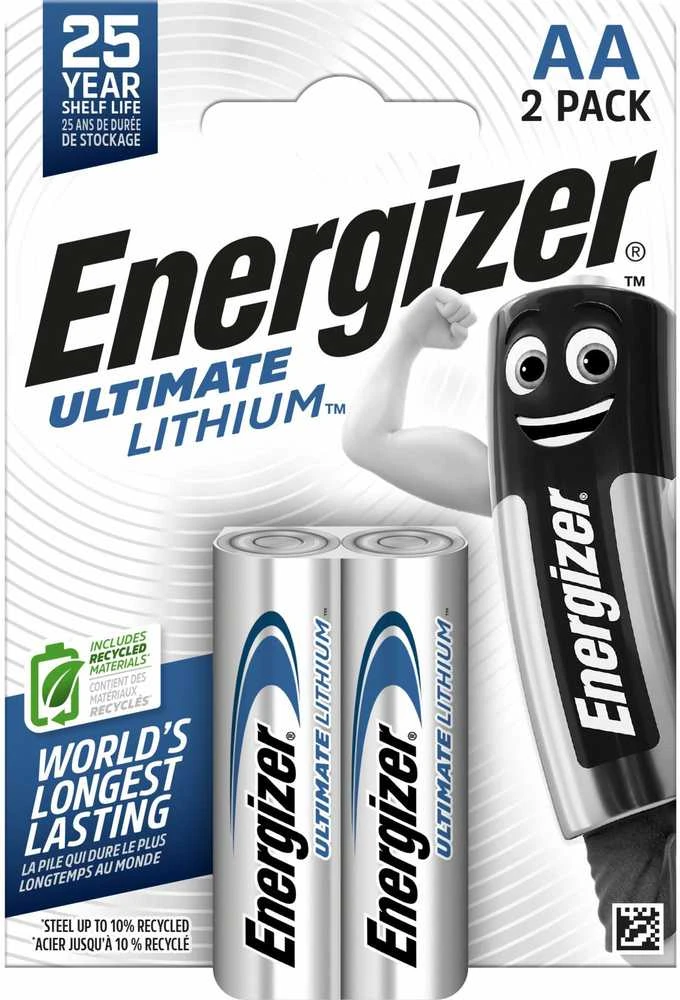 Baterija - Energizer L91 AA Ultimate Lithium 1.5V 9g 2-vnt.
