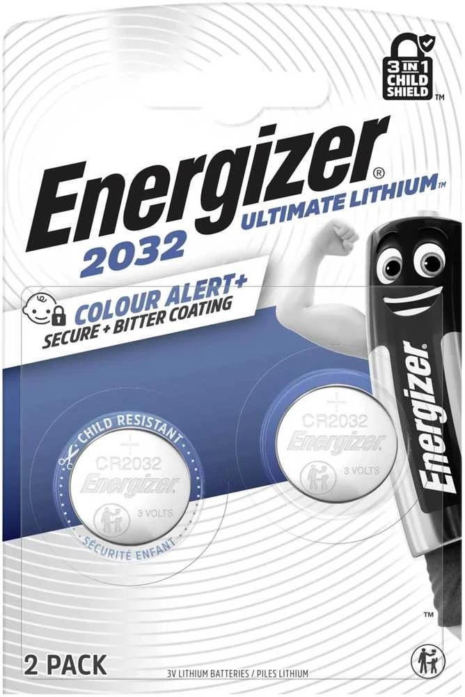 ENERGIZER CR2032 ličio baterijos, 2 vnt.