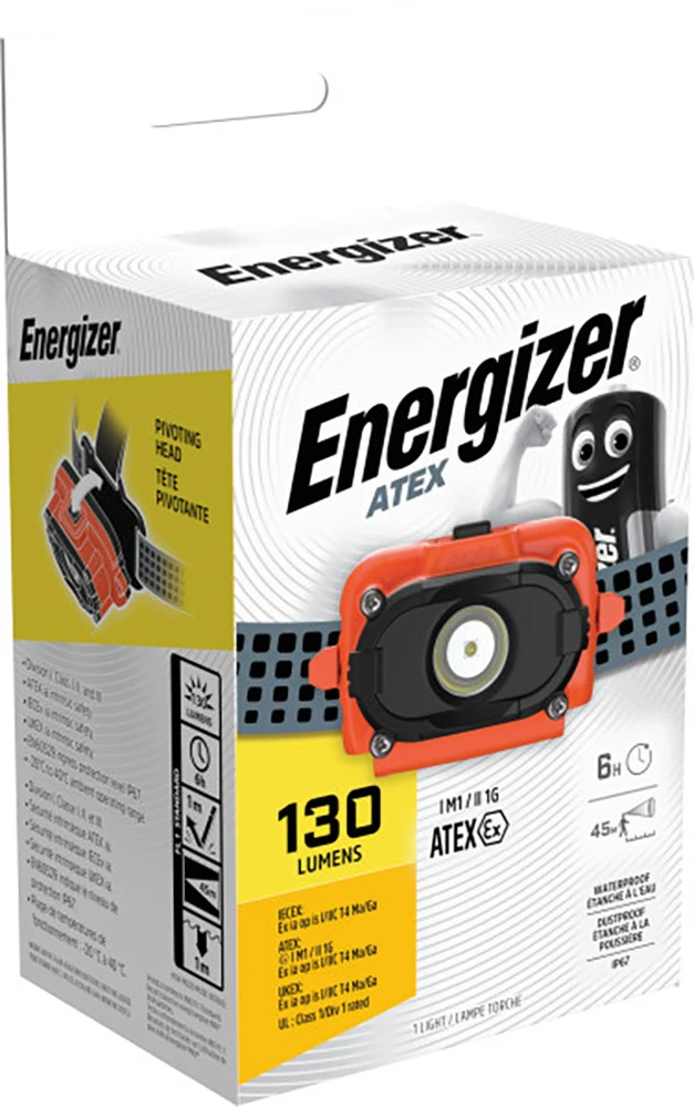 Energizer Atex LP39771 prožektorius ant galvos
