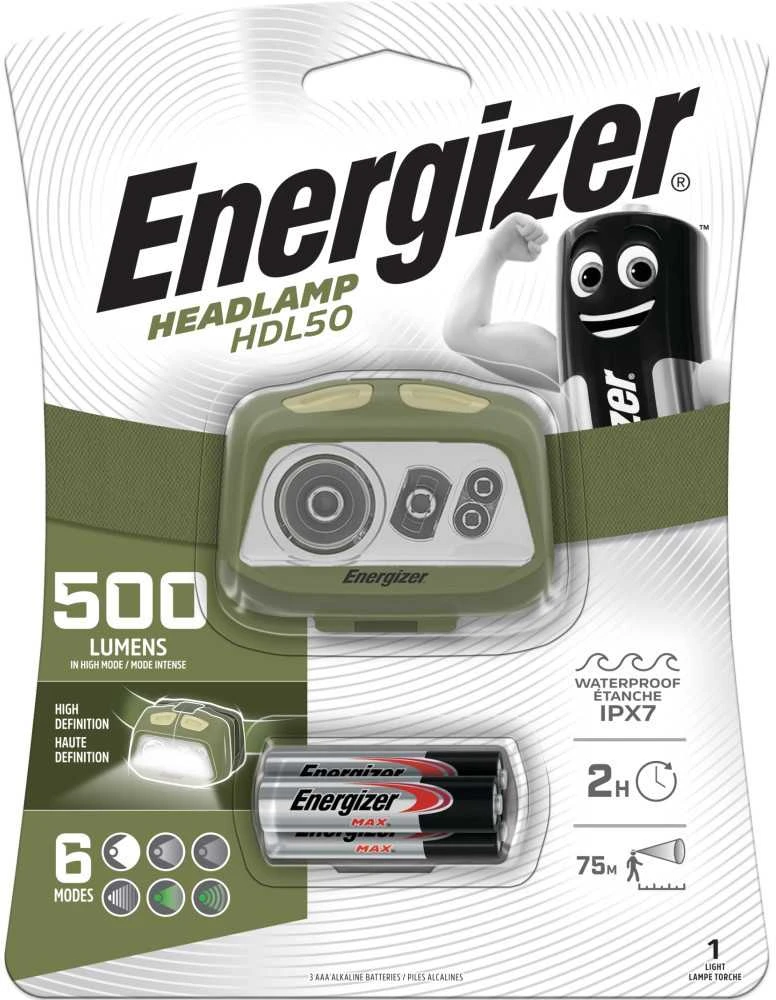 PRIEKINIS ŽIBINTAS LT-HDL50 ENERGIZER
