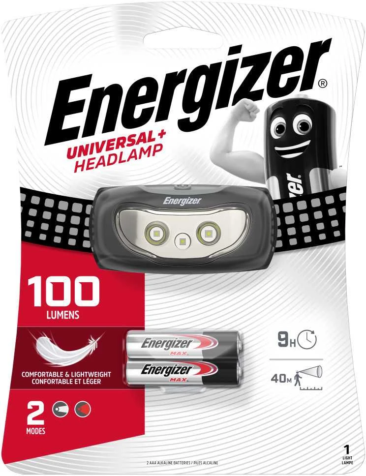 PRIEKINIS ŽIBINTAS LT-UNIVERSAL-PLUS/100 ENERGIZER