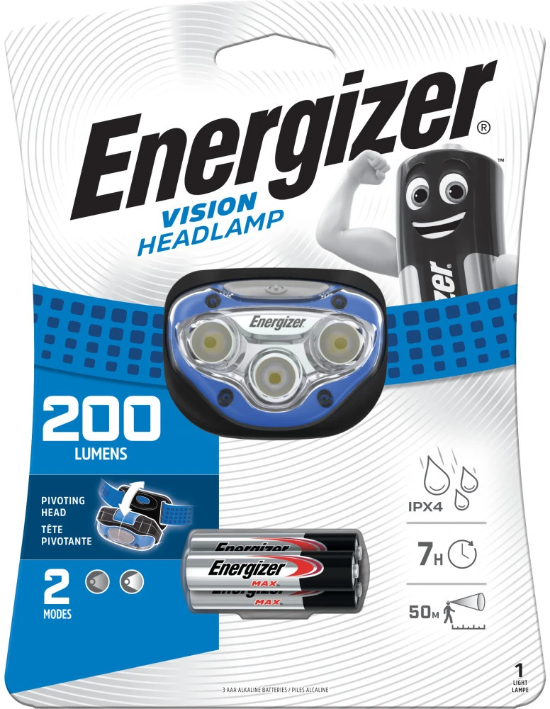 Energizer 100lm galvos žibintuvėlis Vision