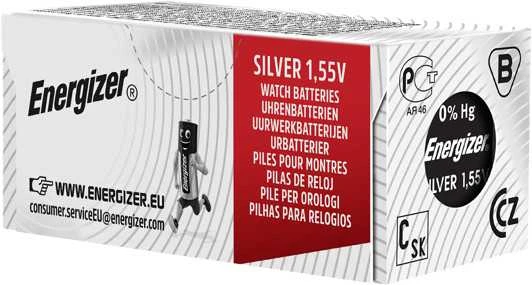 Energizer 399/395 baterijų pakuotės šonas
