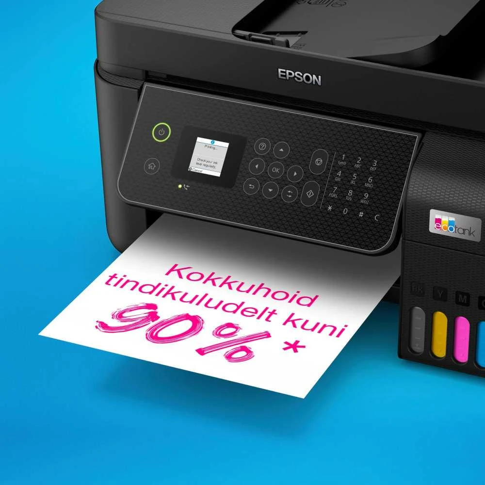 Spausdintuvas Epson | Daugiafunkcinis printers | EcoTank L5310 | Inkjet | Spalvotas | A4 | Wi-Fi | Juodas