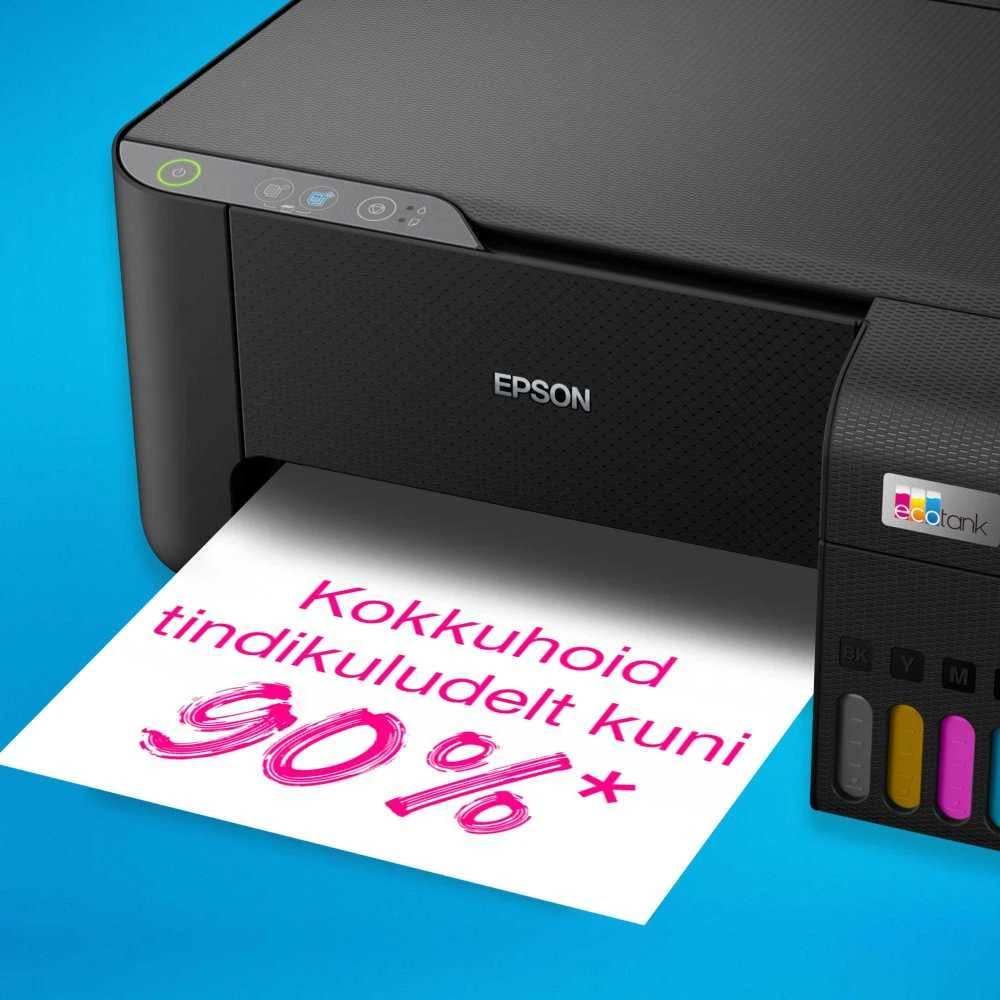 Daugiafunkcinis spausdintuvas Epson EcoTank L3230 Inkjet | Spalvotas | All-in-one | A4 | Juodas/Akcija CashBack 30eur