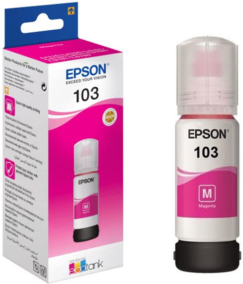 Epson 103 ECOTANK | Ink Bottle | Magenta, modelis - C13T00S34A, žema ...