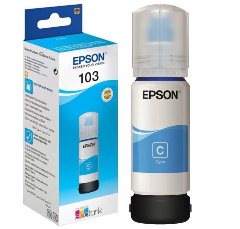 Epson 103 ECOTANK | Rašalo butelis | Žydra spalva